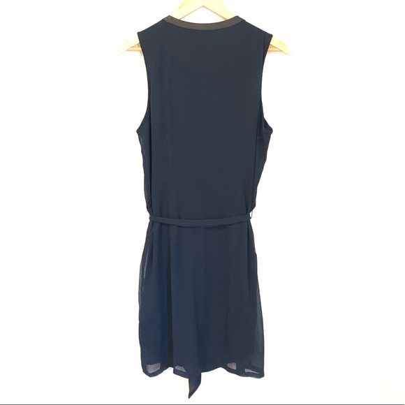 Leather Trimmed Professional Dress - Picture 2 of 3